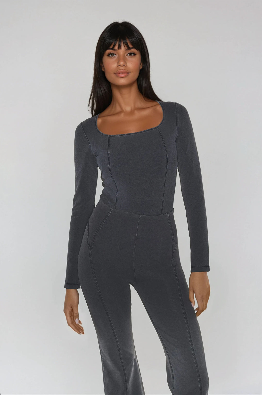 (WRUP29HF419-J125N) High Waist Flared WR.UP®  met Stylisch Stitches