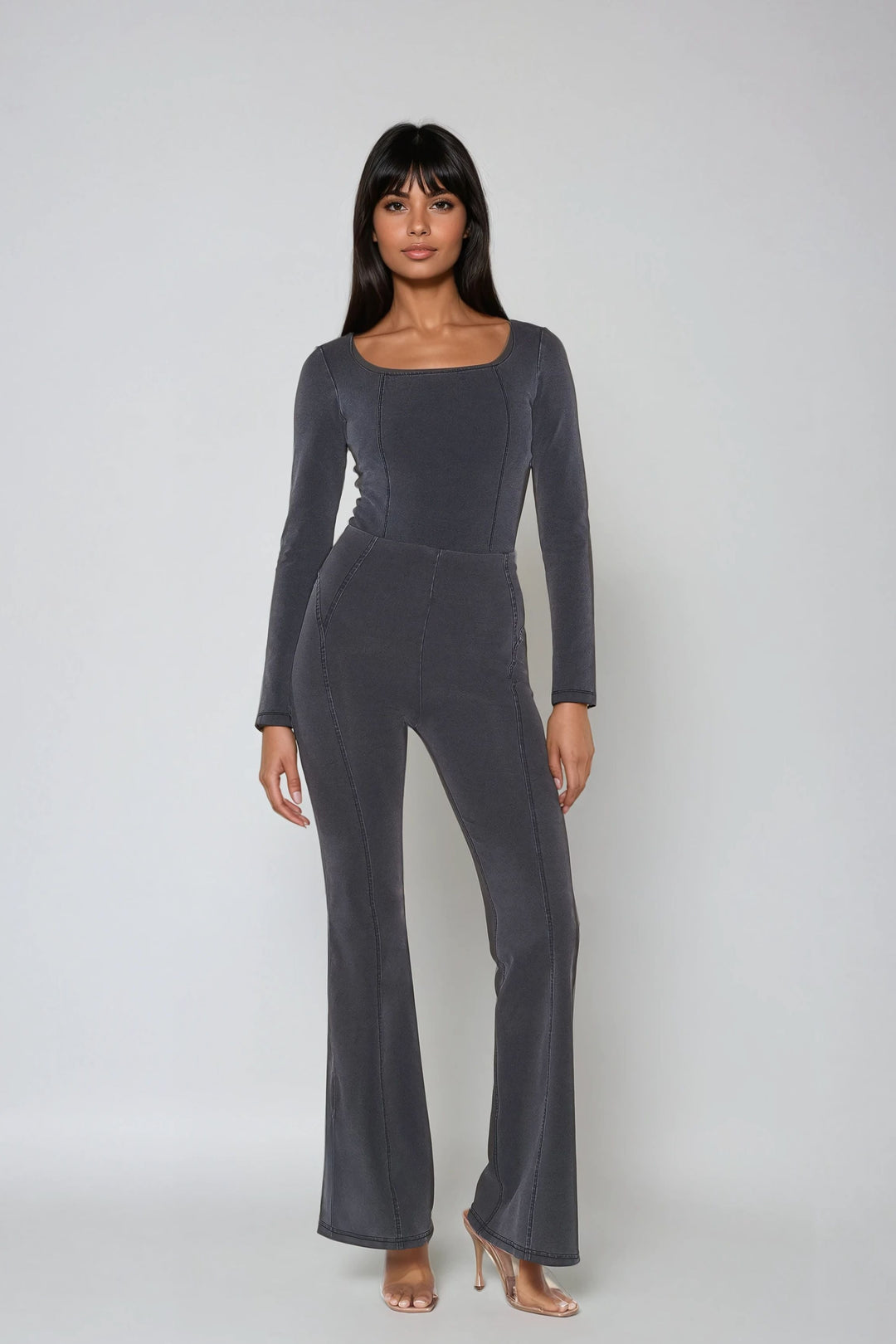 (WRUP29HF419-J125N) High Waist Flared WR.UP®  met Stylisch Stitches