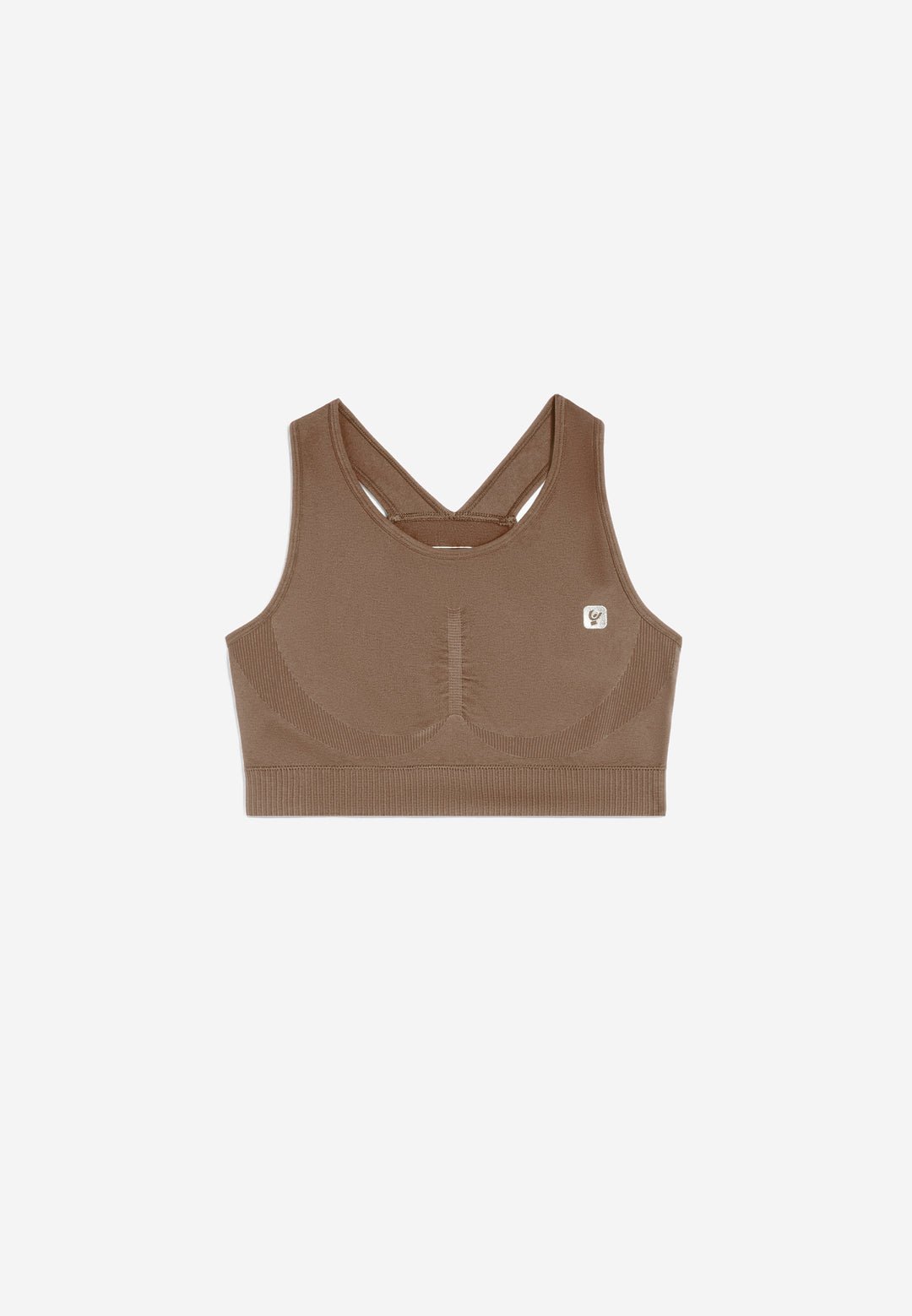 (F3WSFB10-M105) Seamless Bra with Crossed Shoulder Straps