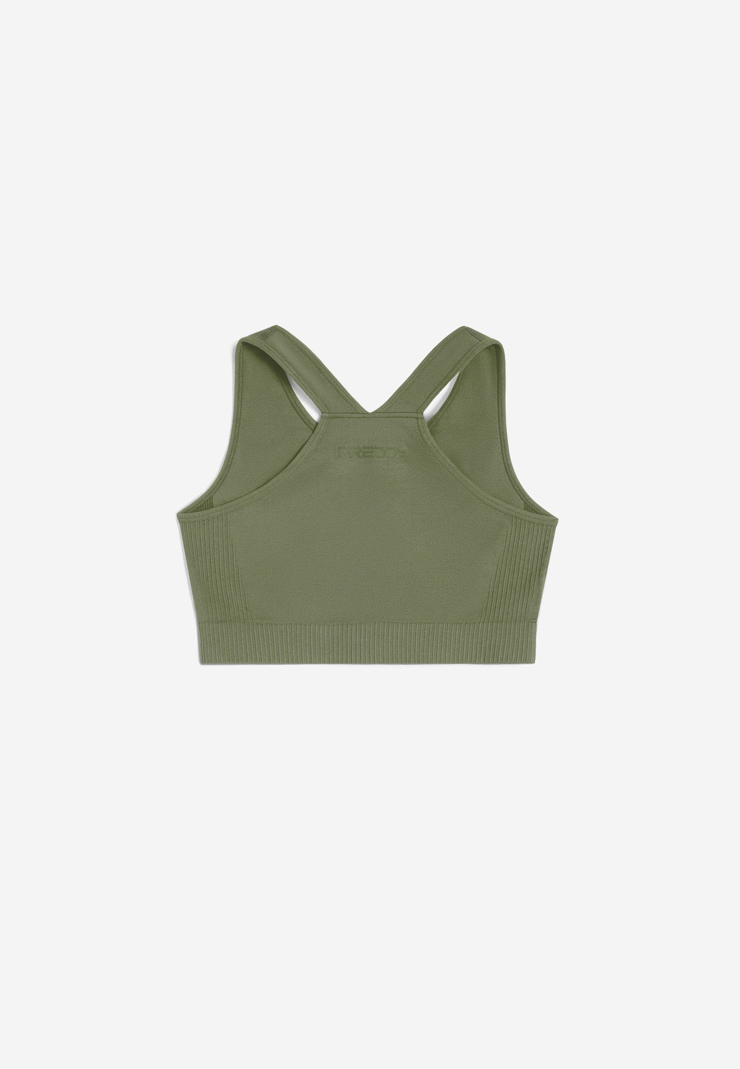 (F3WSFB10-V52) Seamless Bra with Crossed Shoulder Straps