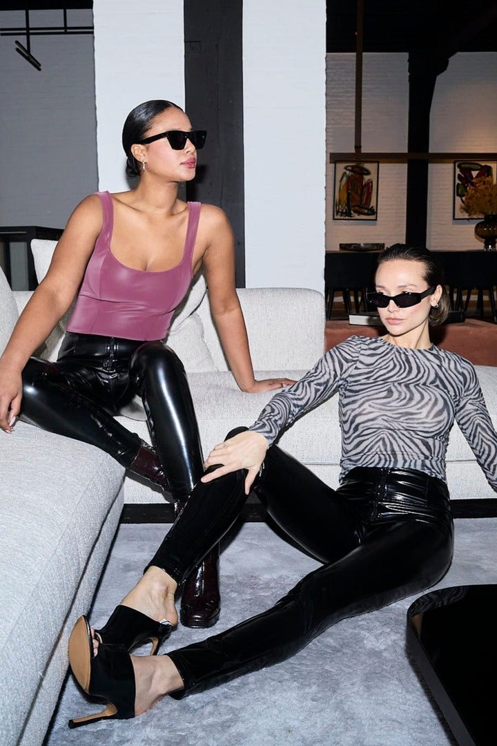 (WRUP2HS438-N) WR.UP®  Skinny High Waist in Latex ♥