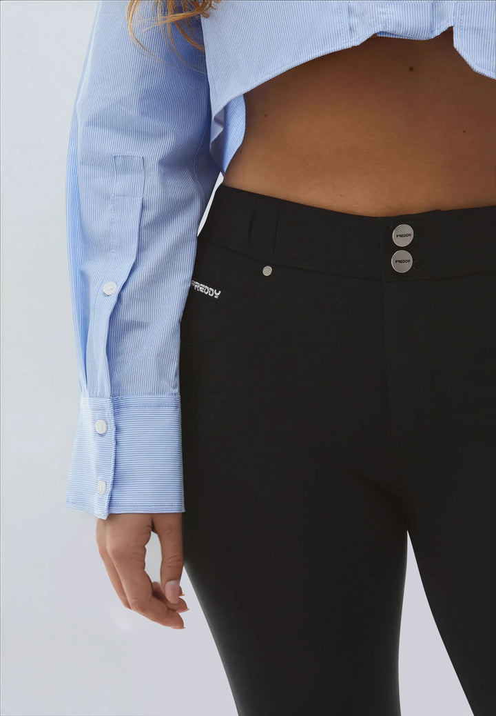 (NOW1MC001ORG-N) N.O.W.® Mid-Rise Taille in Super Zacht Katoen