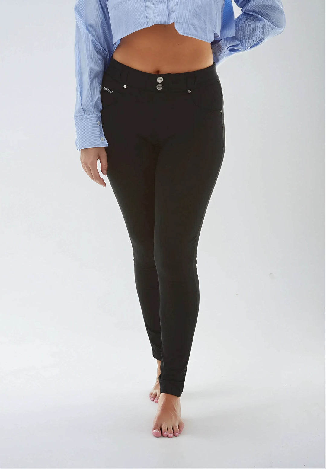 (NOW1MC001ORG-N) N.O.W.® Mid-Rise Taille in Super Zacht Katoen