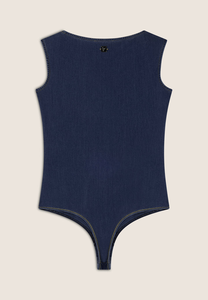 (S25WTWY3-J0Z)  Soft Stretch Denim-Look Body