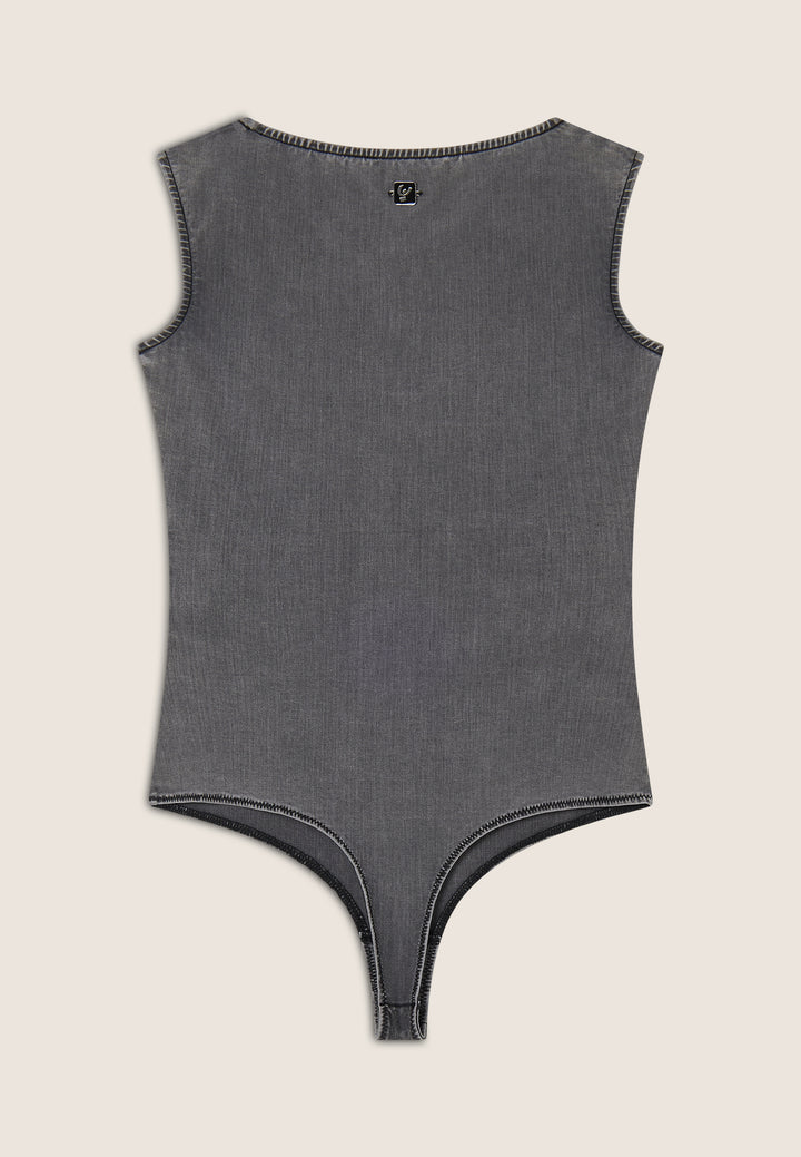 (S25WTWY3-J3N) Soft Stretch Denim-Look Body