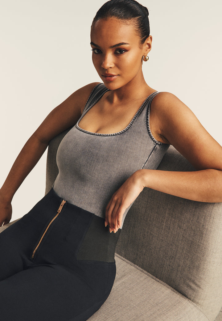 (S25WTWY3-J3N) Soft Stretch Denim-Look Body