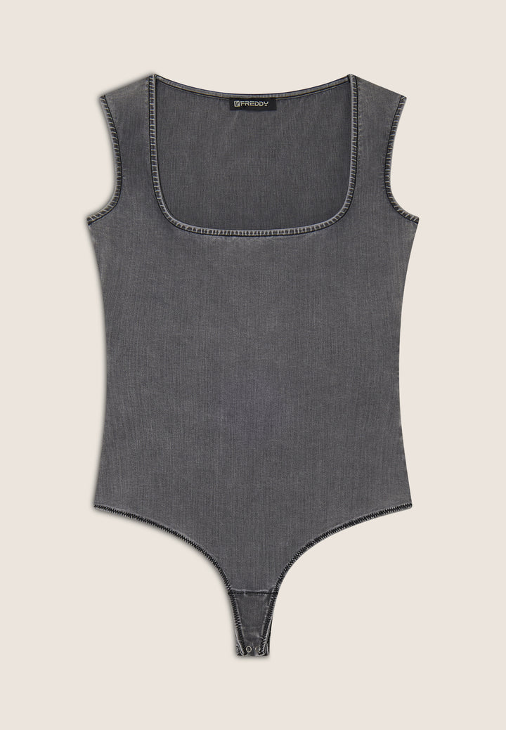 (S25WTWY3-J3N) Soft Stretch Denim-Look Body