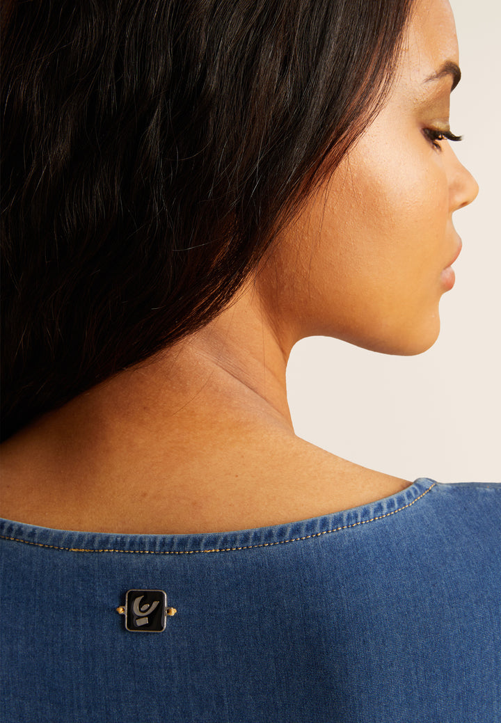 (S25WTWY3-J4Z)  Soft Stretch Denim-Look Body