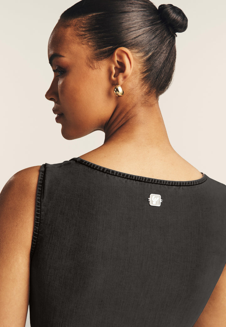 (S25WTWY3-J7N)  Soft Stretch Denim-Look Body