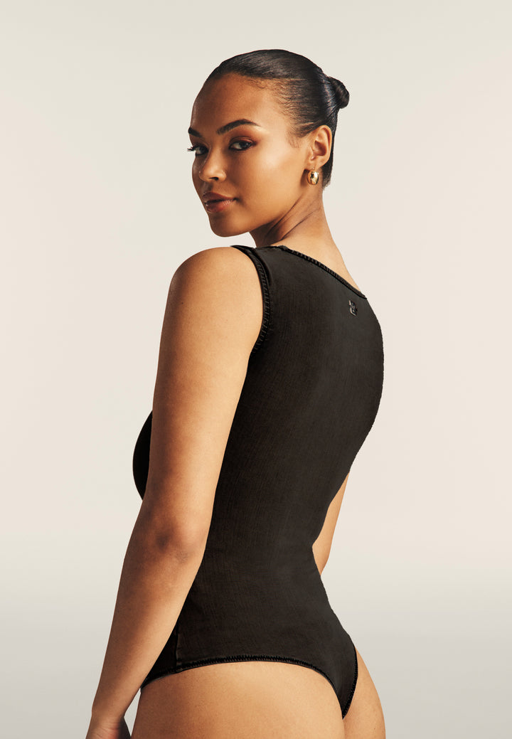 (S25WTWY3-J7N)  Soft Stretch Denim-Look Body