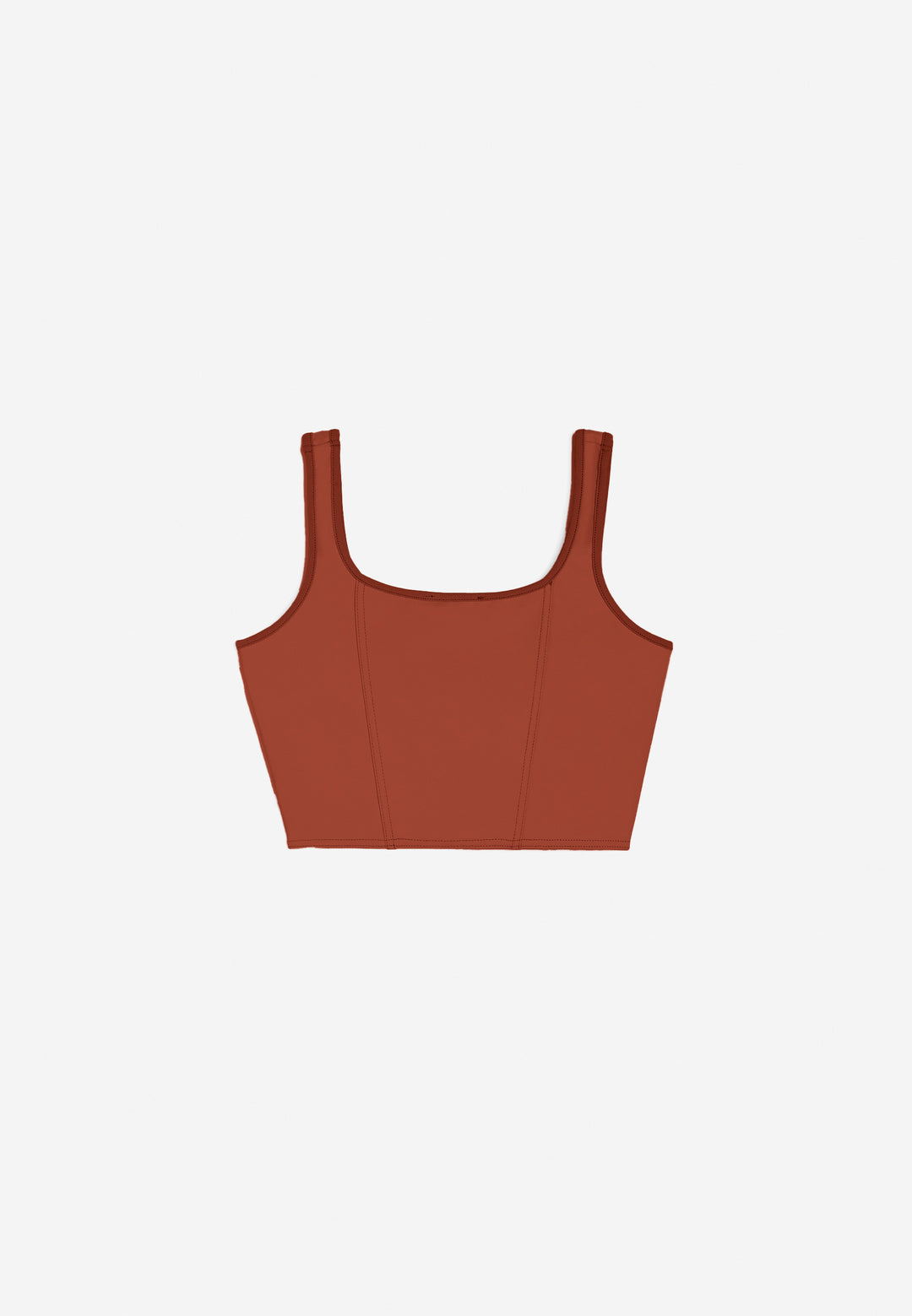 (S4WTWT5-M87) Bustier Crop Top in Faux Leather