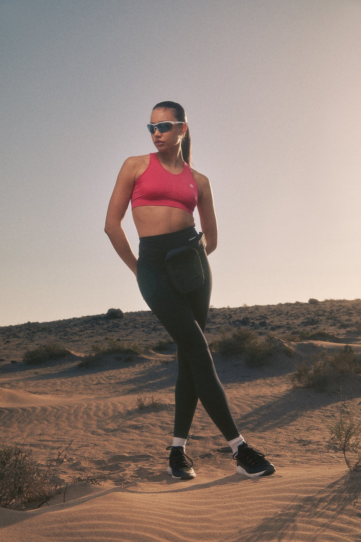 (F3WSFB10-F103) Seamless Bra with Crossed Shoulder Straps