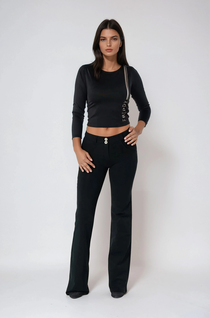 (WRUP11RC001ORG-N) ♥ Flared Wr.Up® met een Regular Waist in Zacht Katoen ♥