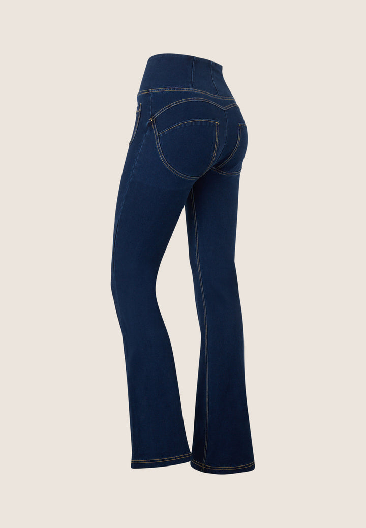 (WRUP11HF250-J0Z)  WR.UP® Flared Jeans met een Hoge Taille en Patch Pockets