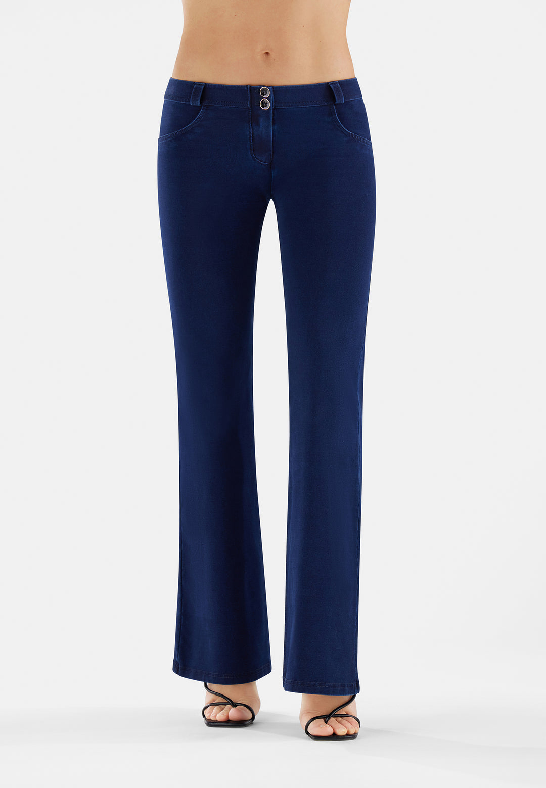 (WRUP29LF305-J29B) Low Waist WR.UP® Flared Blue Jeans