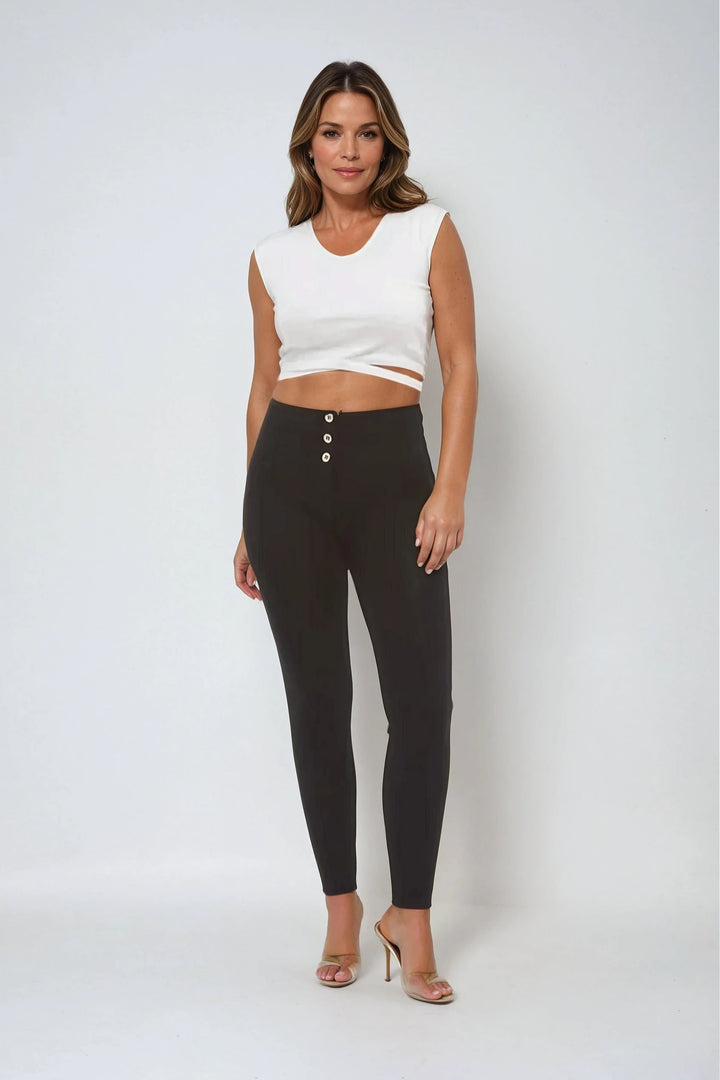 (WRUP2BHC001ORG-N) WR.UP® Basic WR.UP® met een Hoge Taille en Knoopsluiting in Zacht Katoen