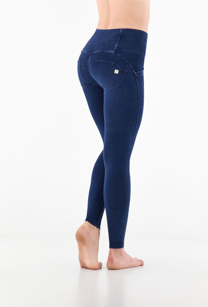 (WRUP2BHC002ORG-J0B) Denim Look WR.UP® met Hoge Taille en Knoopsluiting