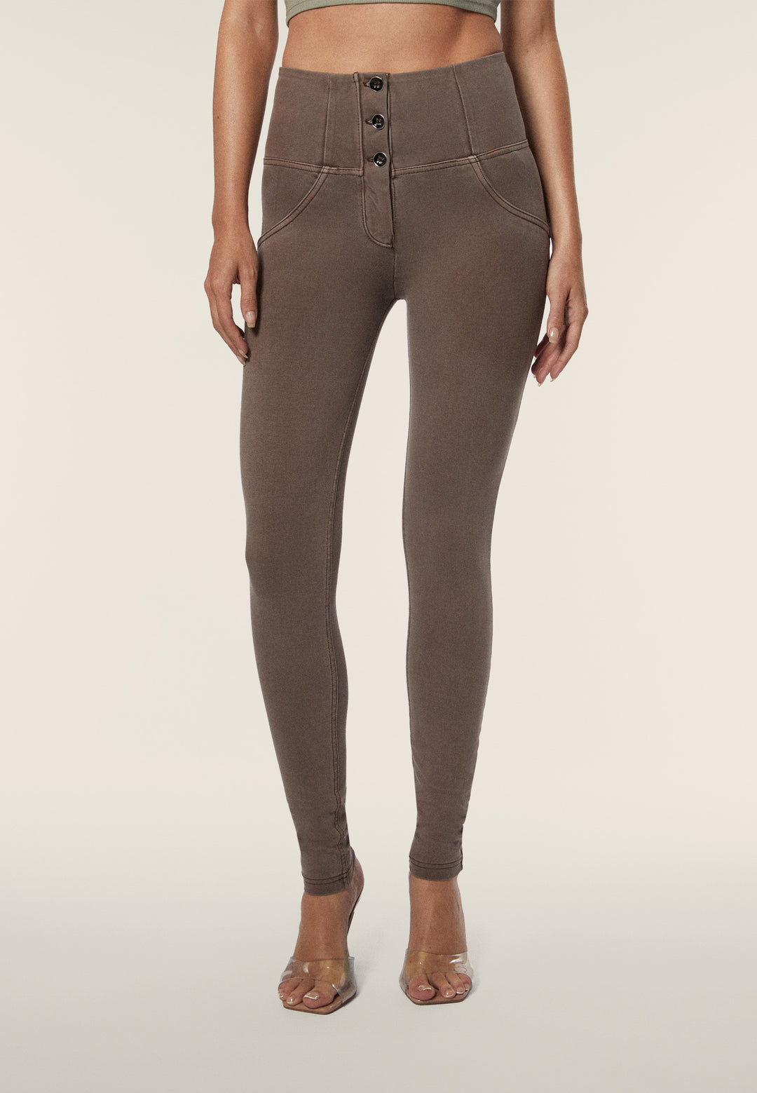 (WRUP2BHF420-M39) High Waist WR.UP® in Zacht Katoen met Knoopsluiting