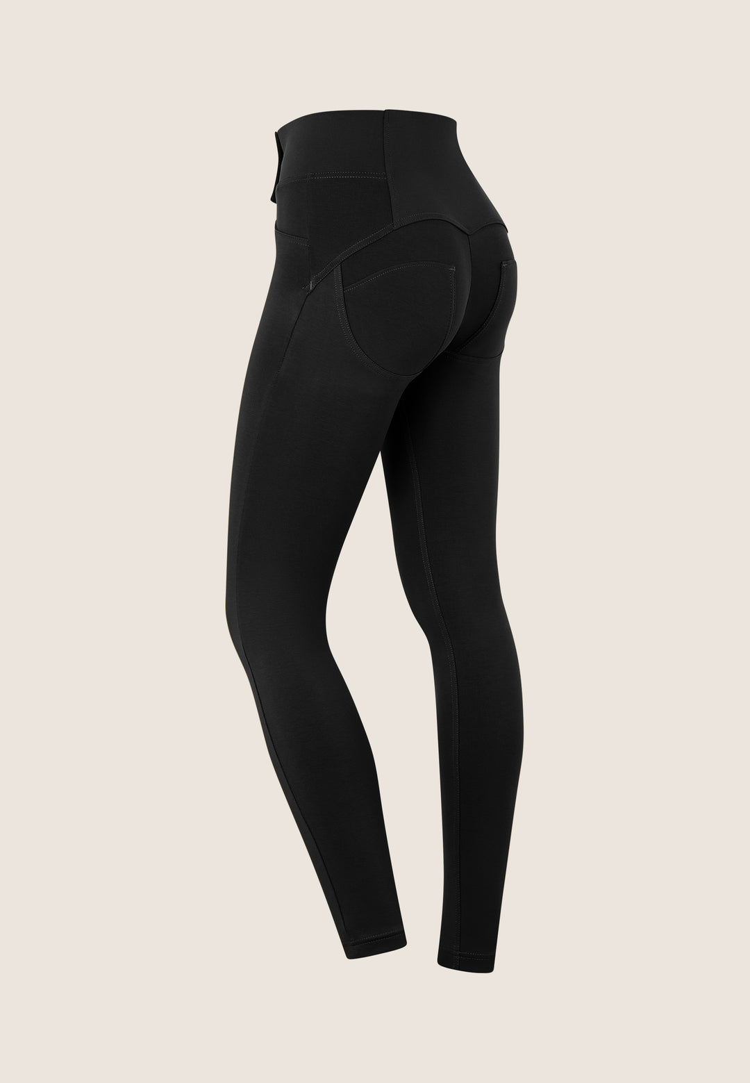 (WRUP2BHS2518-N) Zwarte WR.UP® High Waist met Golden Buttons