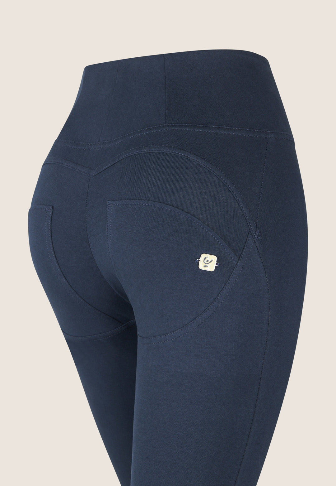 (WRUP2HC001ORG-B109) Basic WR.UP® met een Hoge Taille en Ritssluiting in Zacht Katoen