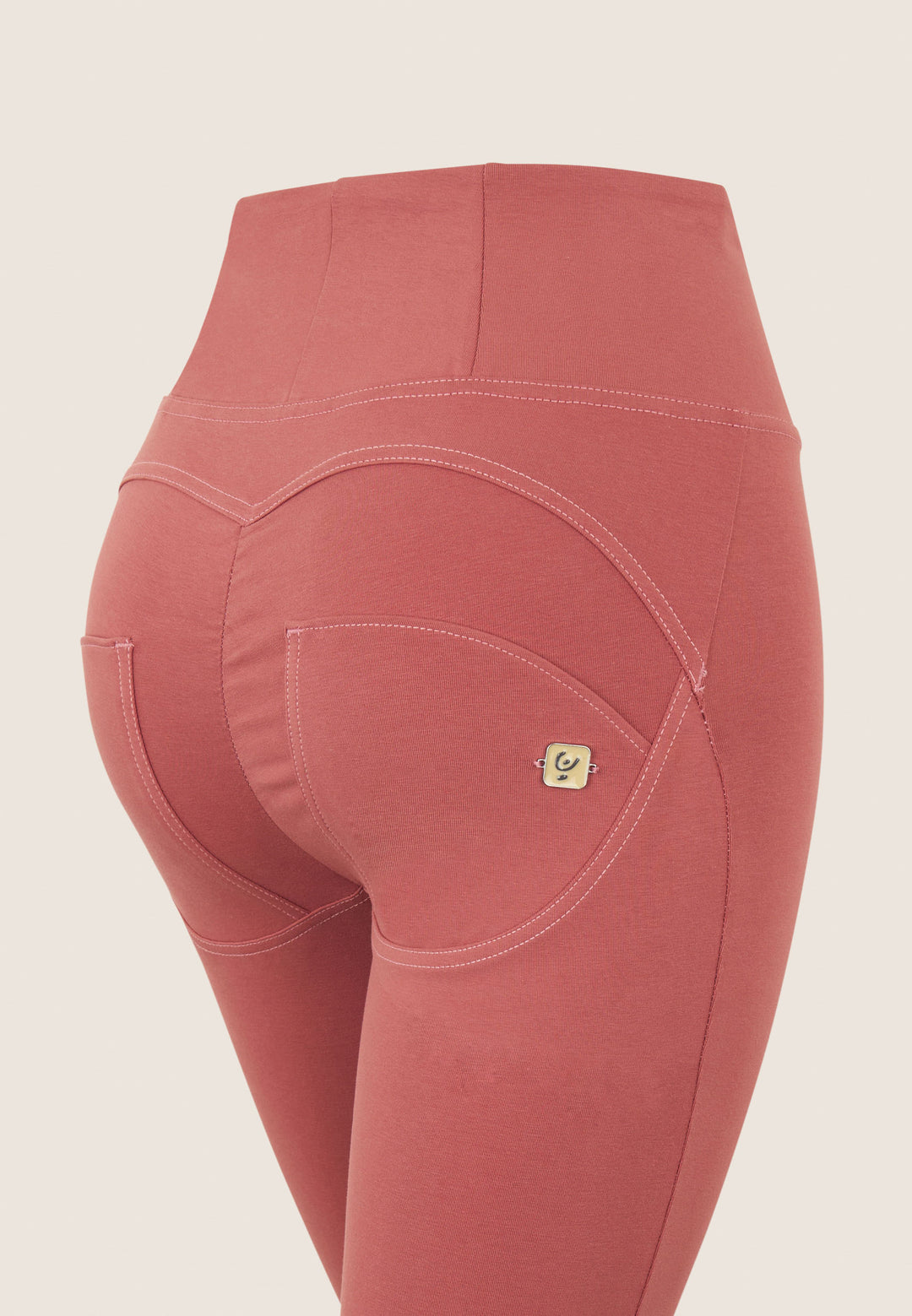 (WRUP2HC001ORG-P25) Basic WR.UP® met een Hoge Taille en Ritssluiting in Zacht Katoen