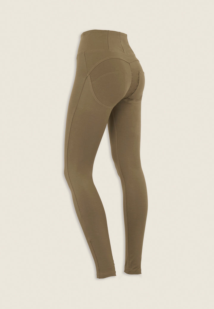 (WRUP2HC001ORG-V141) Basic WR.UP® met een Hoge Taille en Ritssluiting in Zacht Katoen