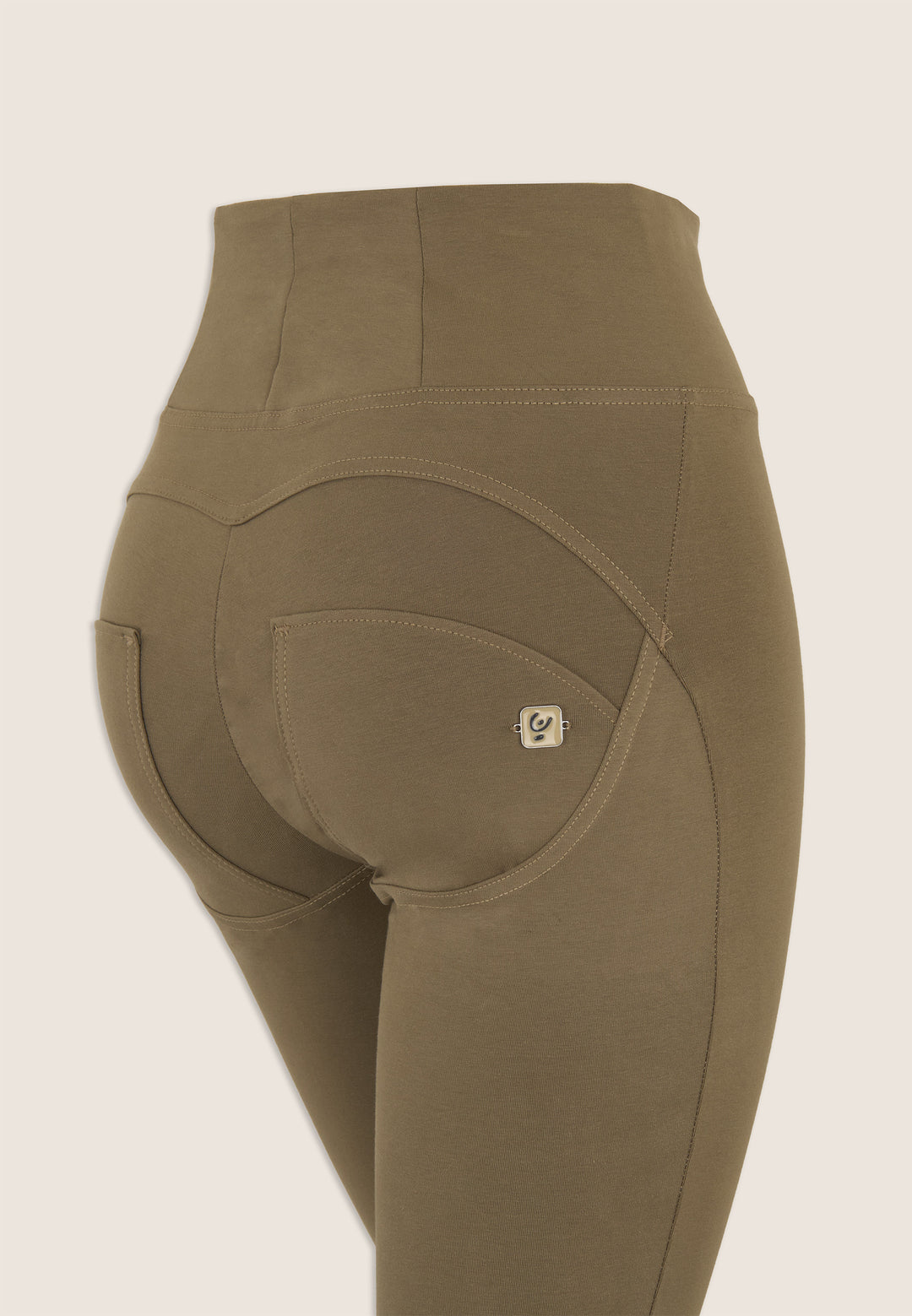 (WRUP2HC001ORG-V141) Basic WR.UP® met een Hoge Taille en Ritssluiting in Zacht Katoen