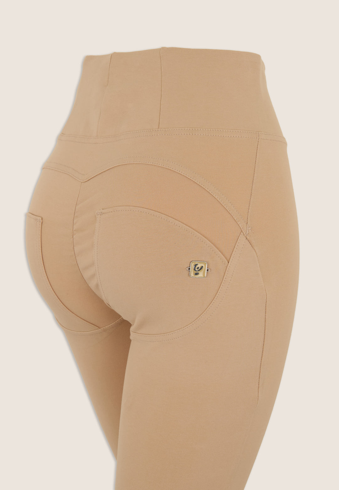 (WRUP2HC001ORG-Z80) Basic WR.UP® met een Hoge Taille en Ritssluiting in Zacht Katoen