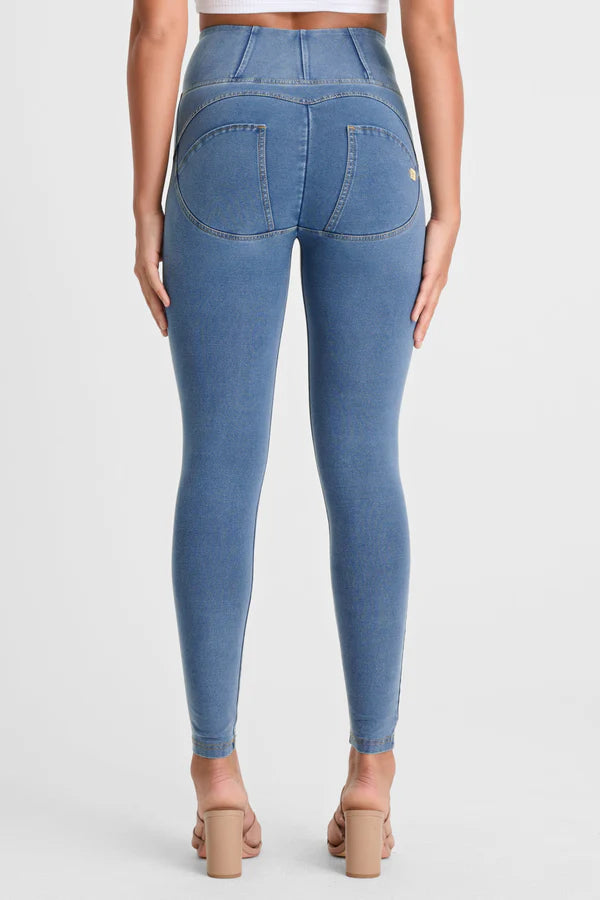 (WRUP2HC002ORG-J4Y) Denim look WR.UP® met Hoge Taille en Ritssluiting