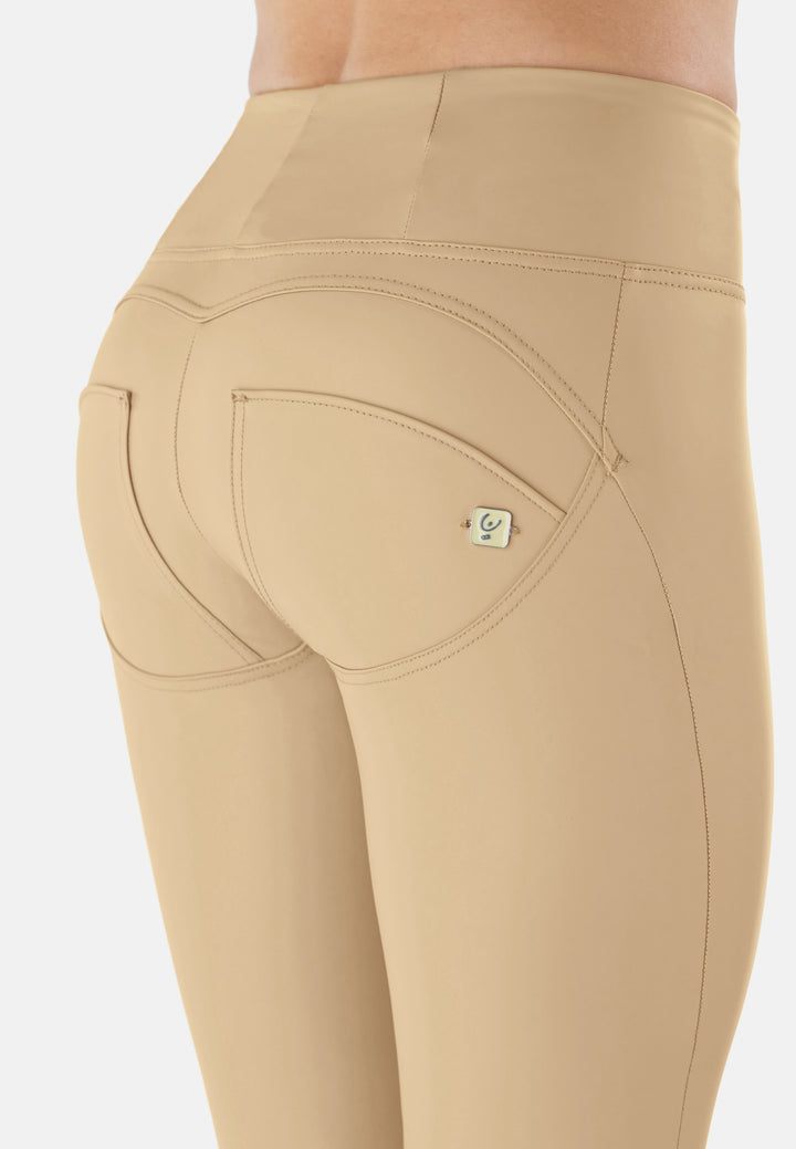 (WRUP2HC006PREC-Z80) Leather Look WR.UP® met Hoge Taille en Rits Sluiting