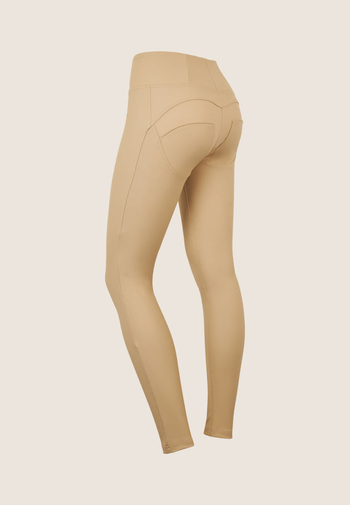 (WRUP2HC006PREC-Z80) Leather Look WR.UP® met Hoge Taille en Rits Sluiting