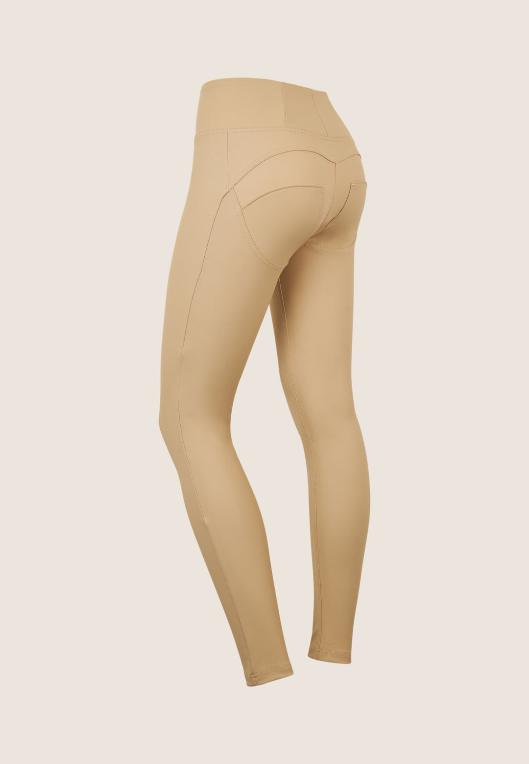 (WRUP2HC006PREC-Z80) Leather Look WR.UP® met Hoge Taille en Rits Sluiting