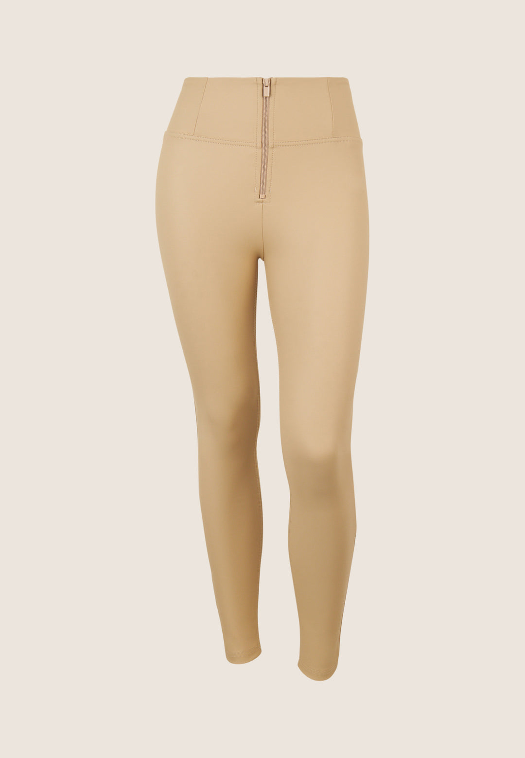 (WRUP2HC006PREC-Z80) Leather Look WR.UP® met Hoge Taille en Rits Sluiting