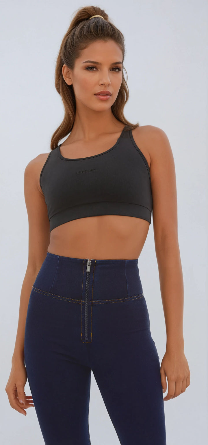 (WRUP2HHC002ORG-J115Y) Denim Look WR.UP® met een Super Hoge Taille