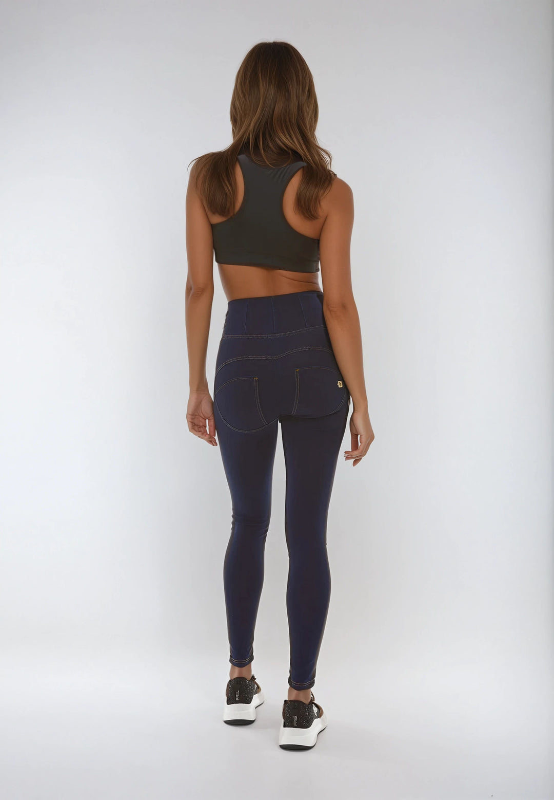 (WRUP2HHC002ORG-J115Y) Denim Look WR.UP® met een Super Hoge Taille