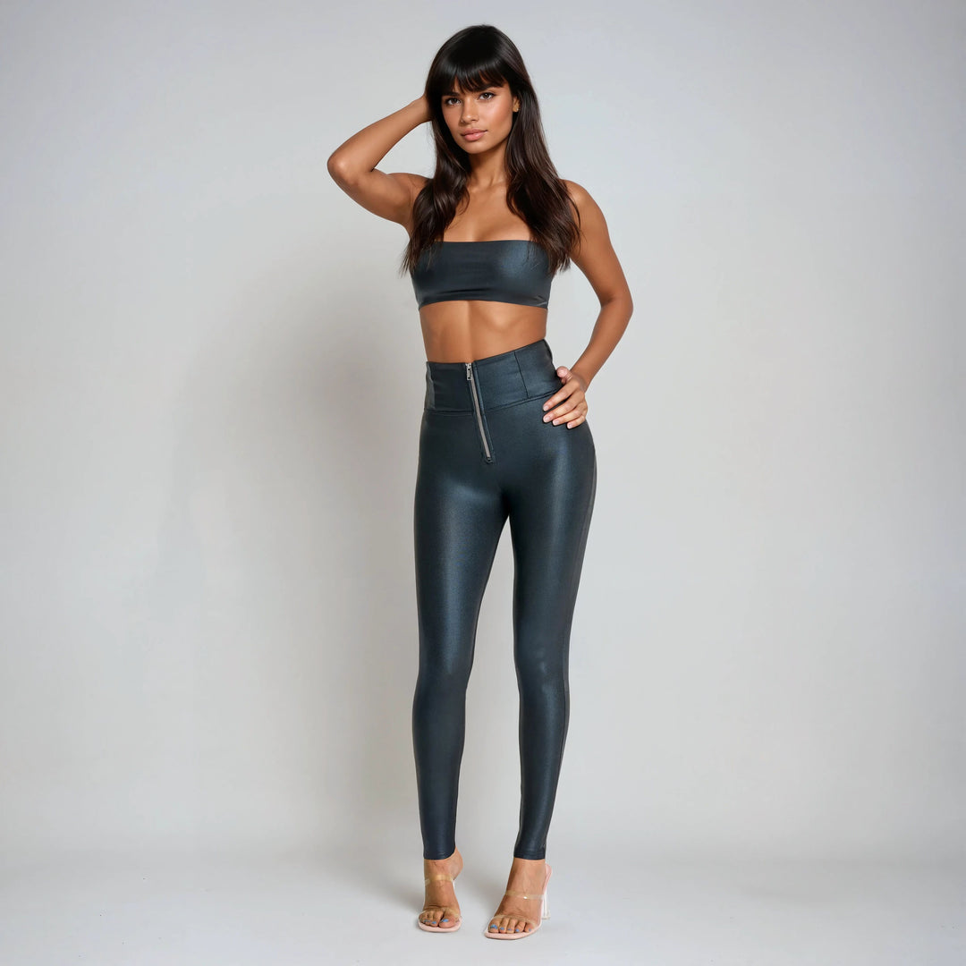 (WRUP2HHS453-N1) D.I.W.O.®  Super High Waist met een Shiny Coating