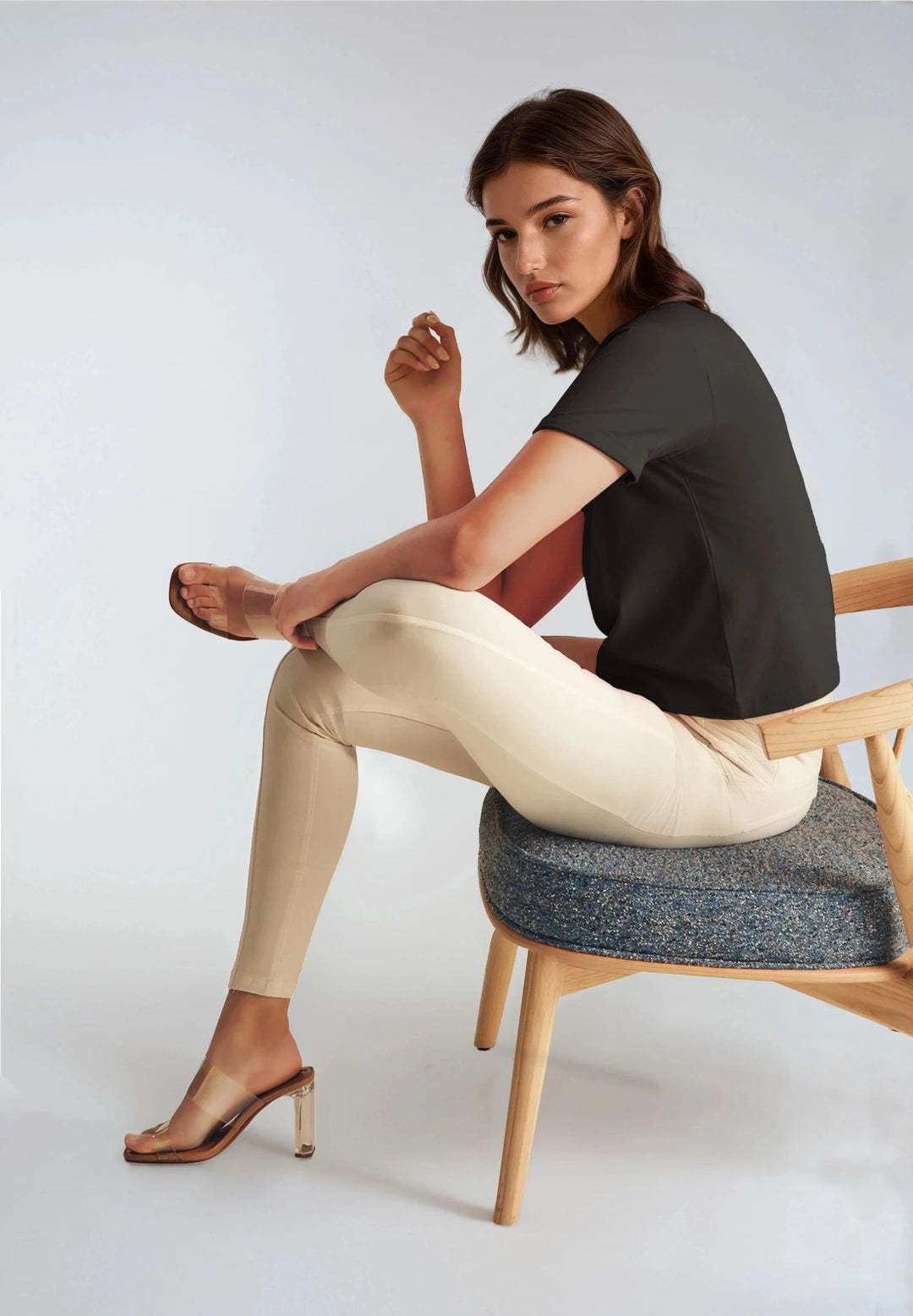 (WRUP2HS2519-I35) High Waist WR.UP® with Stylisch Details on the Hips