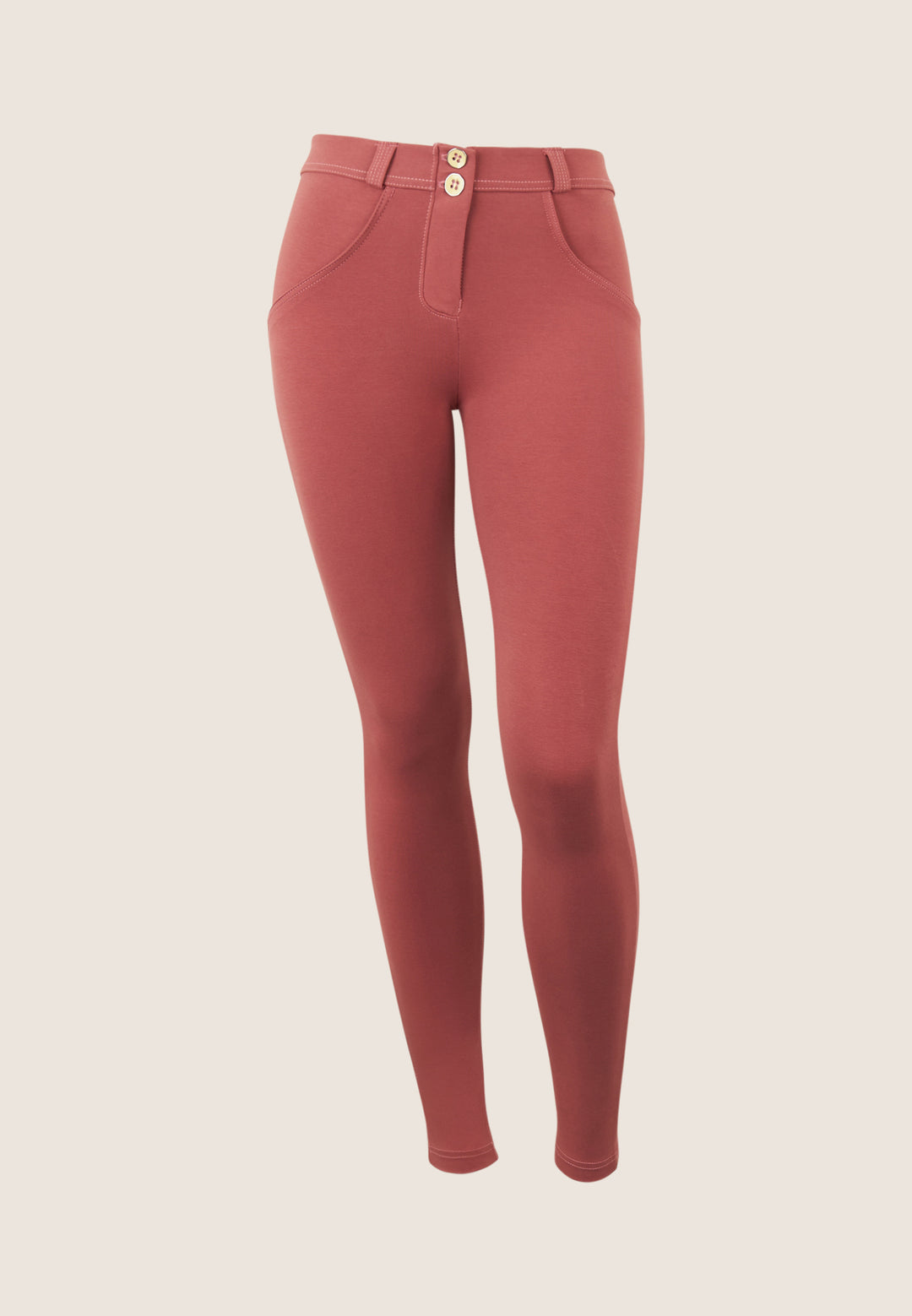 (WRUP2RC001ORG-P25) Skinny Basic WR.UP® met een Regular Waist in Zacht Katoen