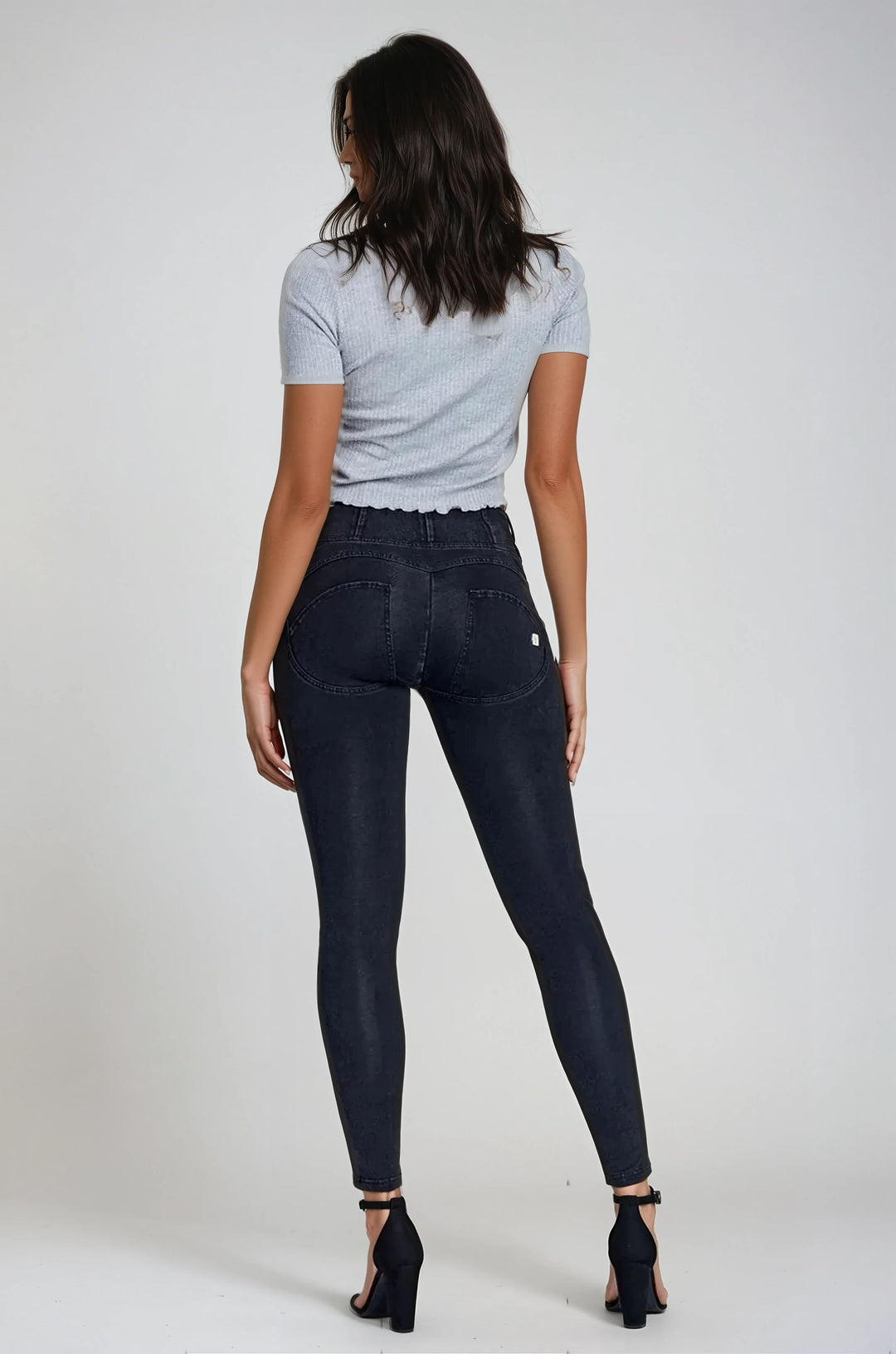 (WRUP4HC002ORG-J7N) Denim Look WR.UP® High Waist in Enkel Lengte