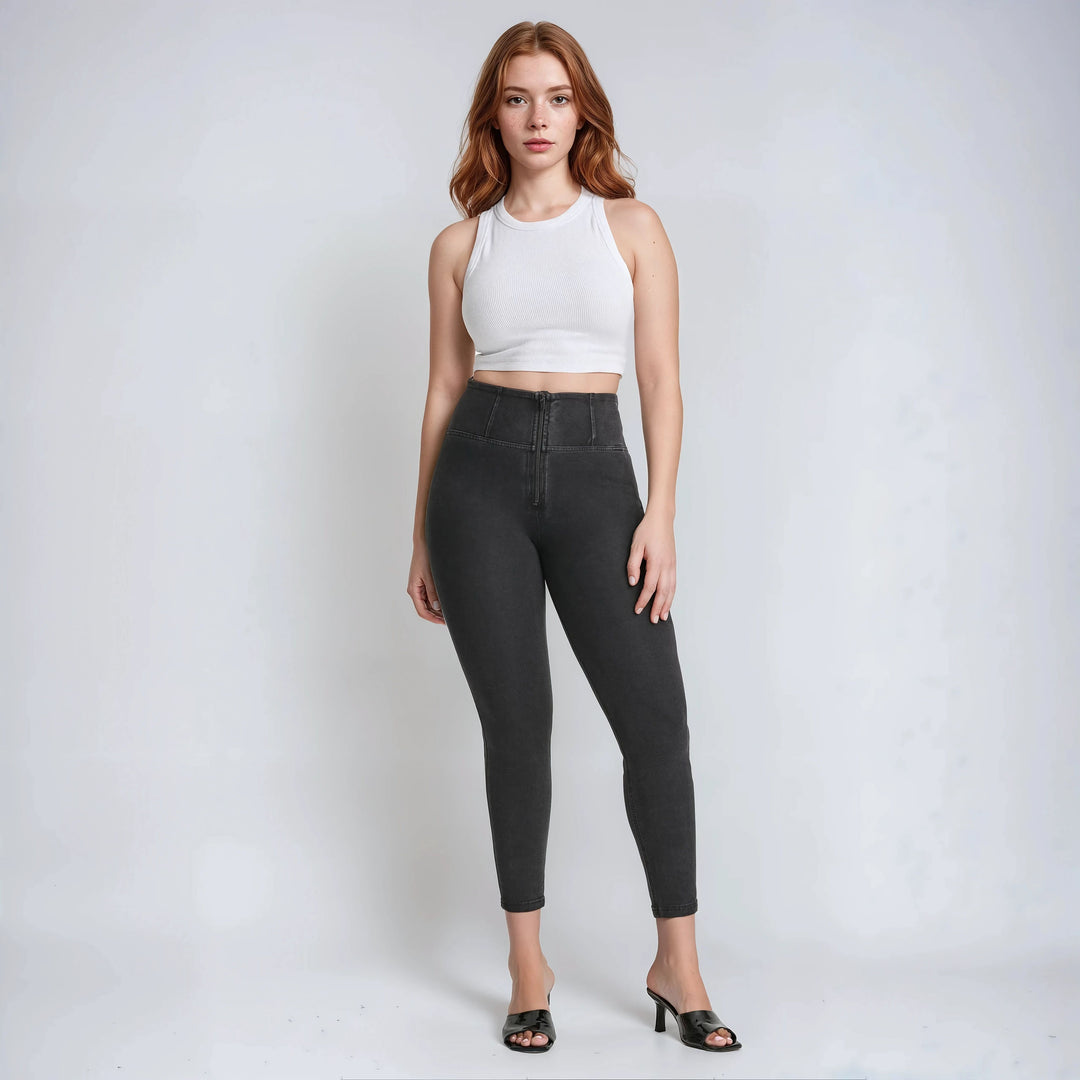 (WRUP4HC002ORG-J7N) Denim Look WR.UP® High Waist in Enkel Lengte