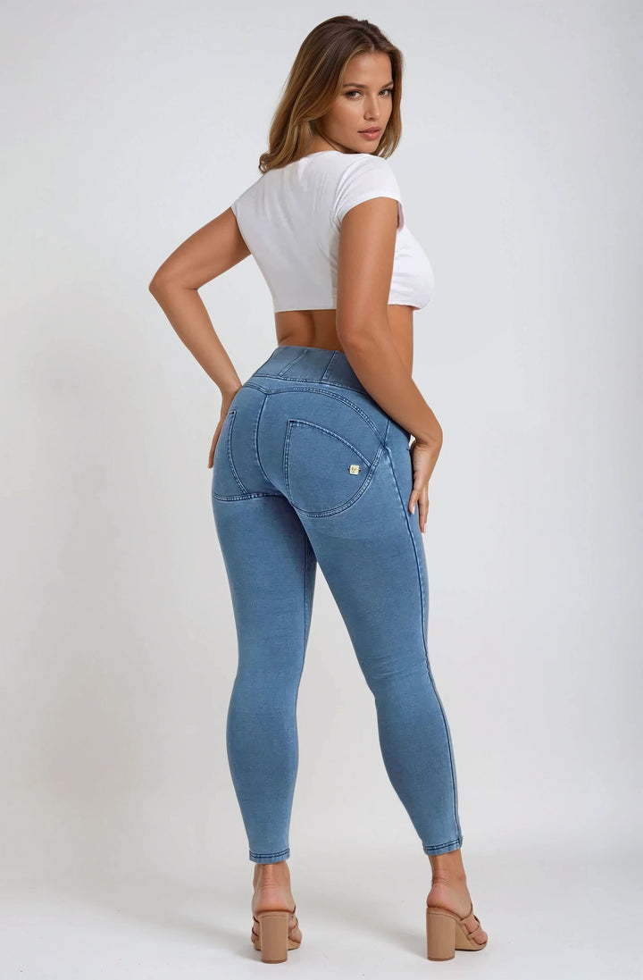 (WRUP4HC002ORG-J4B) Denim Look WR.UP® High Waist in Enkel Lengte