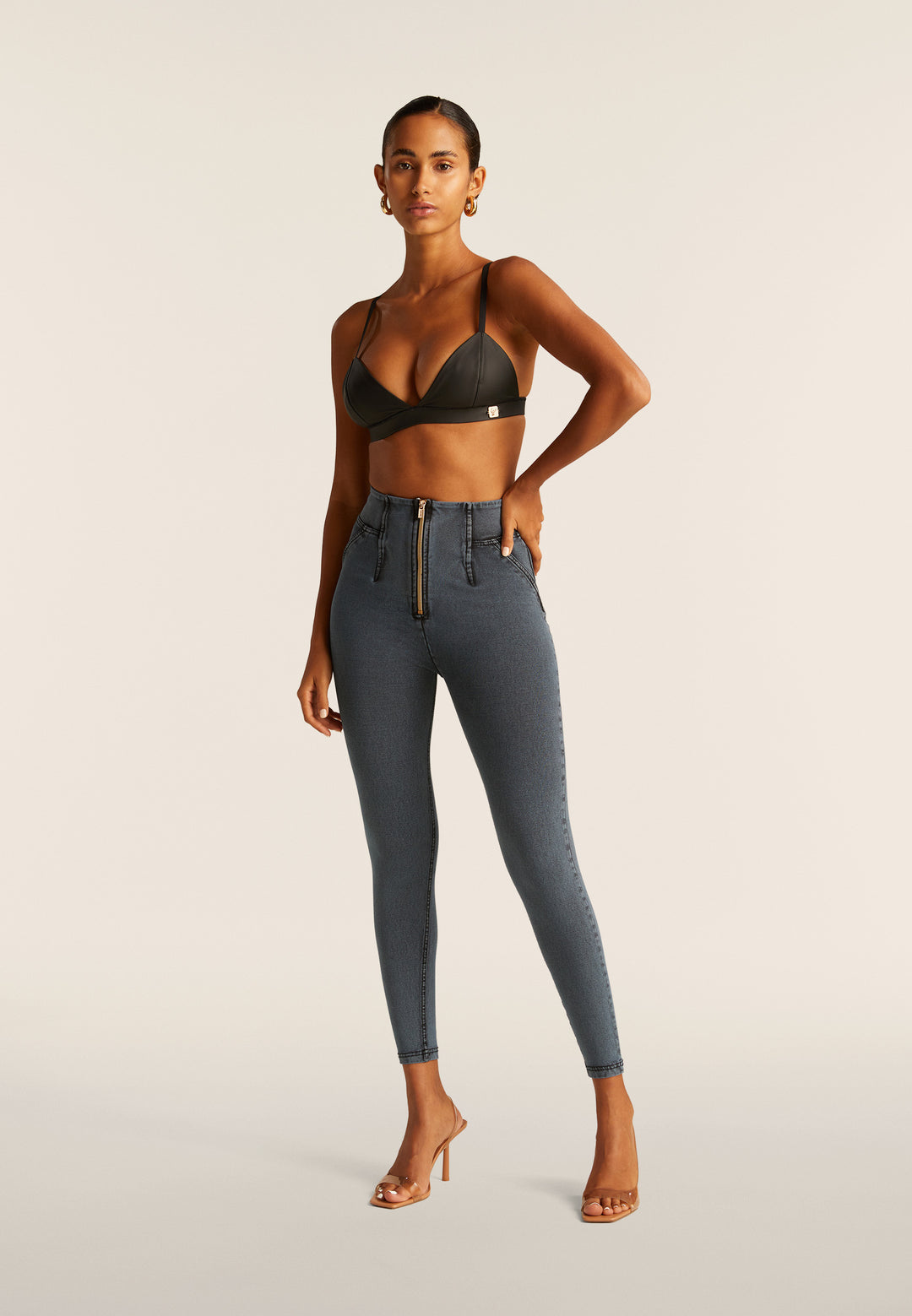 (WRUP4HS2503-J171N)  Stoere High Waist WR.UP® met Mooie Denim Washing