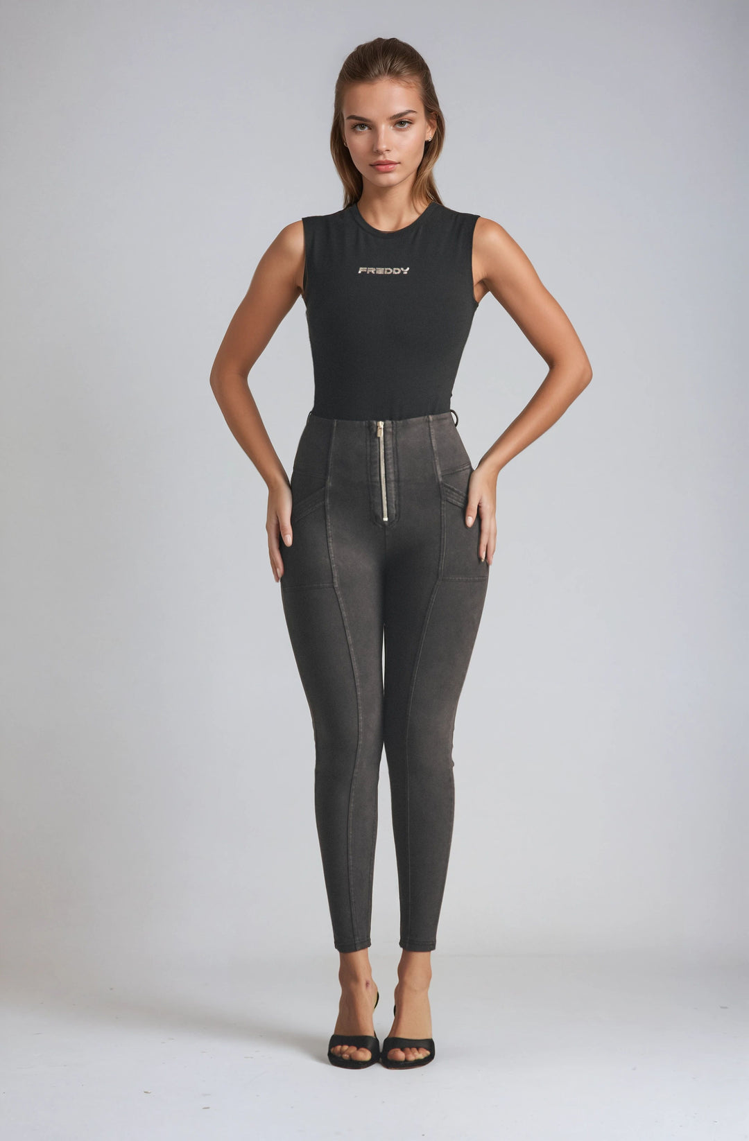 (WRUP4HS2515-N) High Waist WR.UP® Broek met Stylisch Stitches