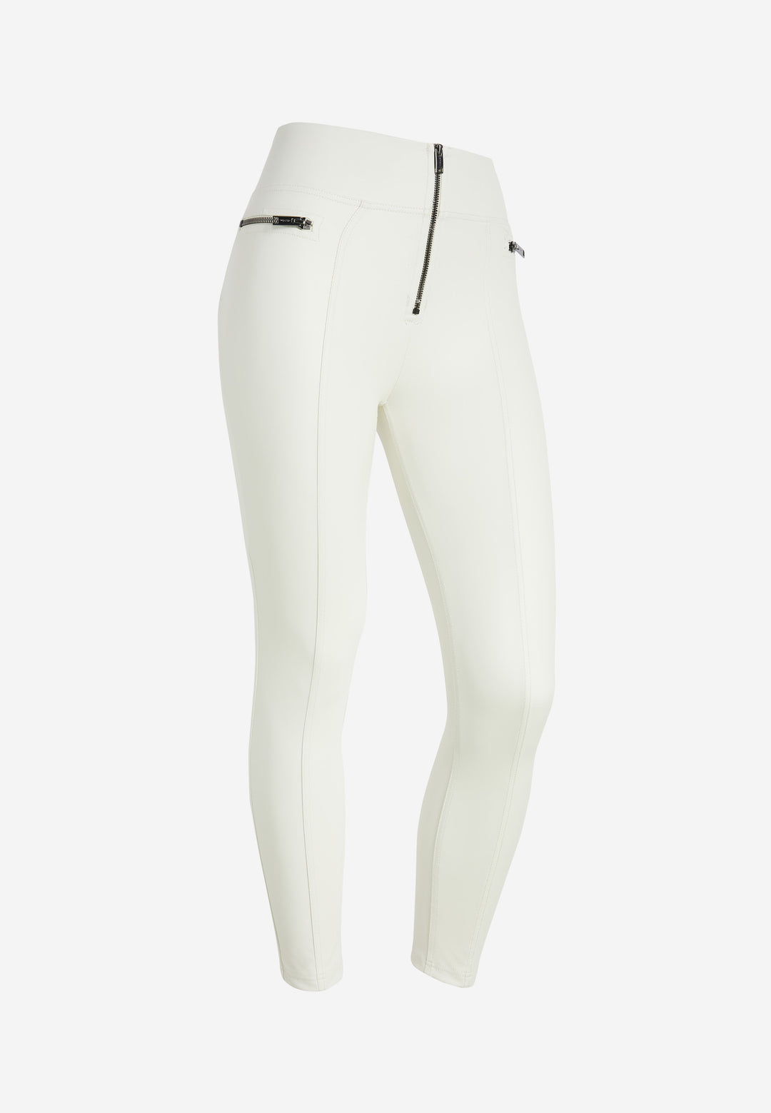 (WRUP4HS434-I35) Faux Leather WR.UP® Zip Details in Enkel Lengte