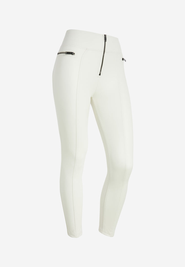 (WRUP4HS434-I35) Faux Leather WR.UP® Zip Details in Enkel Lengte