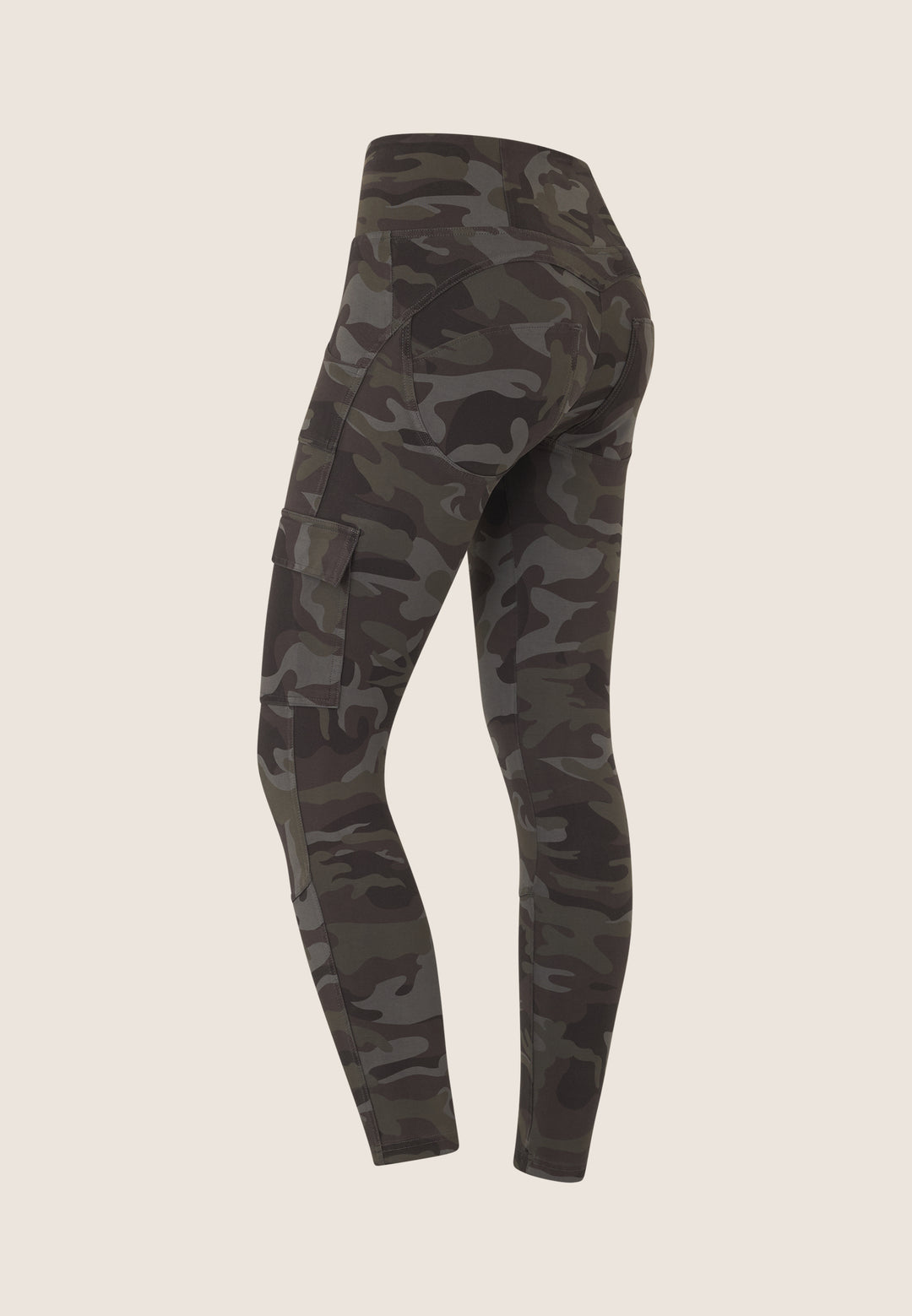(WRUP4HS449-CAMO29) Camo Chic High-Waist WR.UP® Cargo Broek