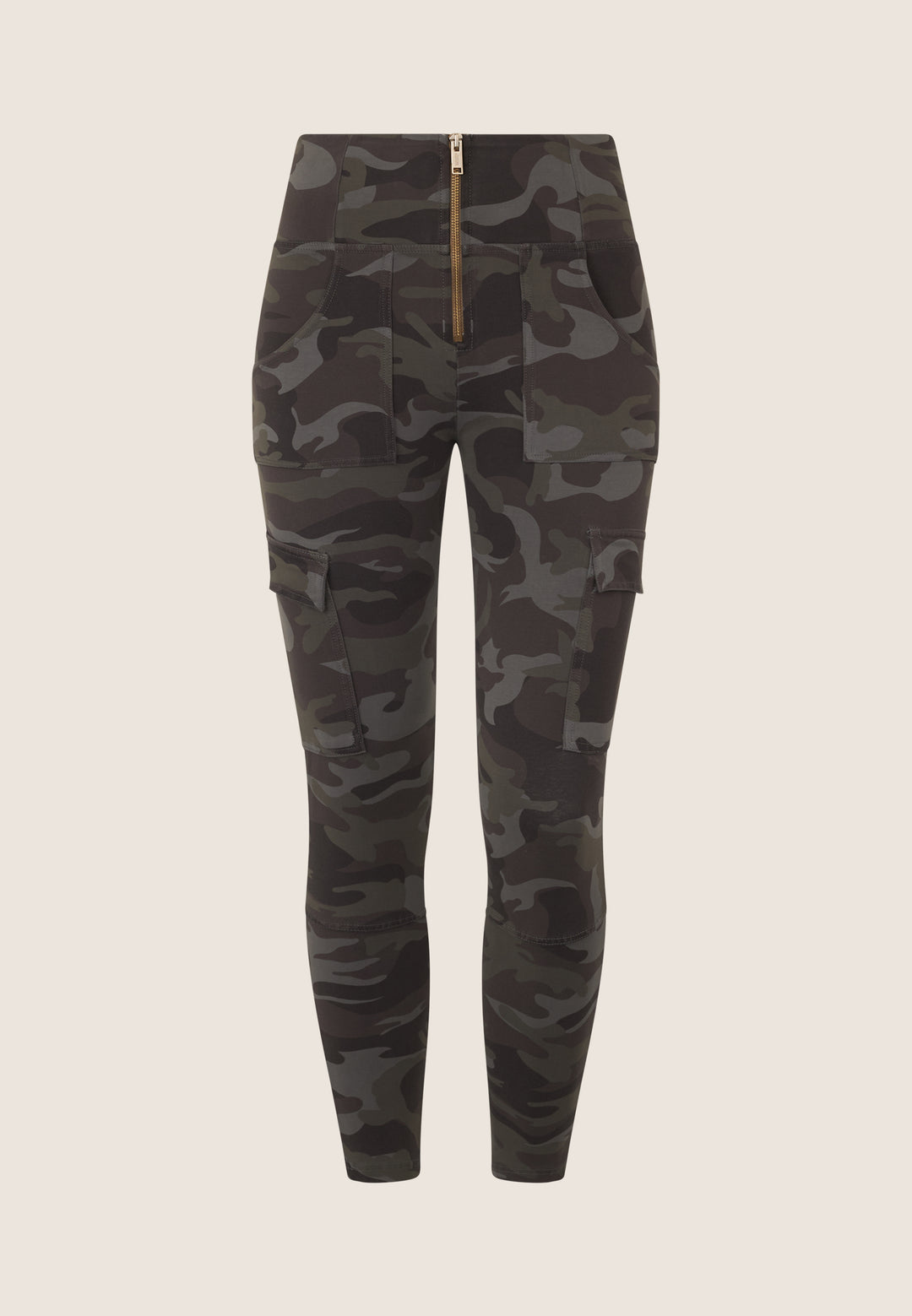 (WRUP4HS449-CAMO29) Camo Chic High-Waist WR.UP® Cargo Broek