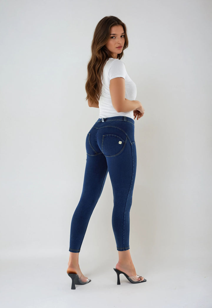 (WRUP4RC002ORG-J0Y) Denim Look Regular Waist WR.UP® in Enkel Lengte