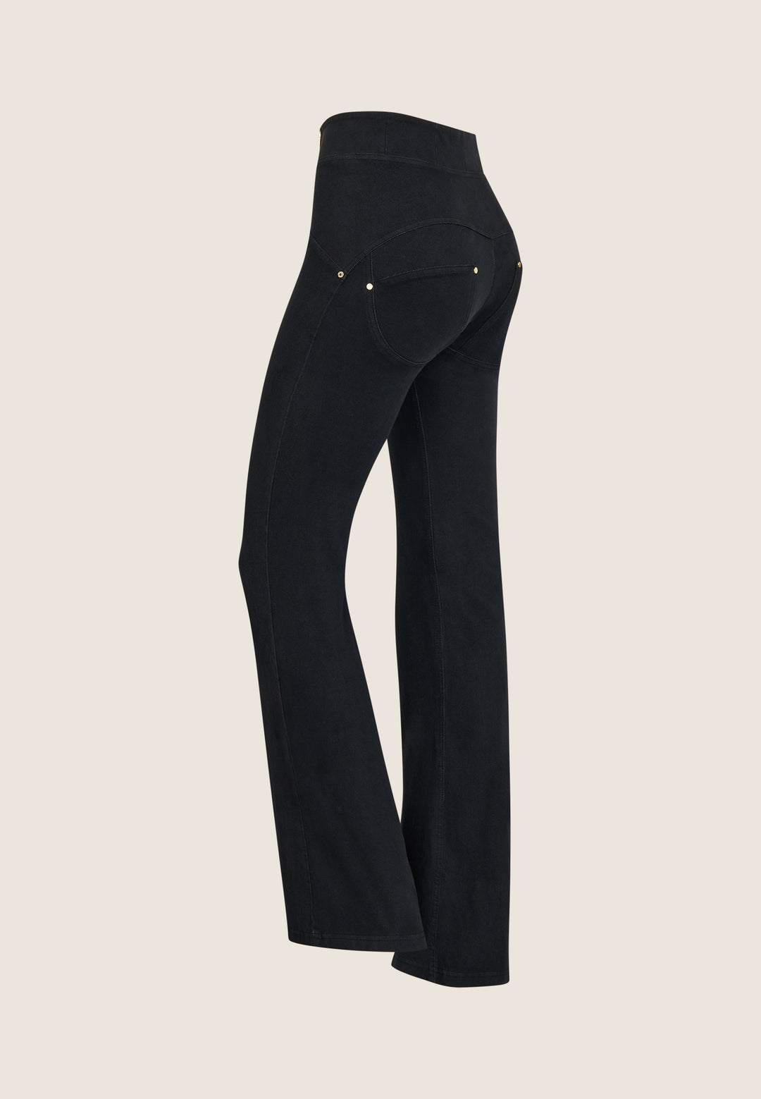 (WRUPSNUG11HF411-N) High Waist WR.UP® met Gouden Details in Woven Denim