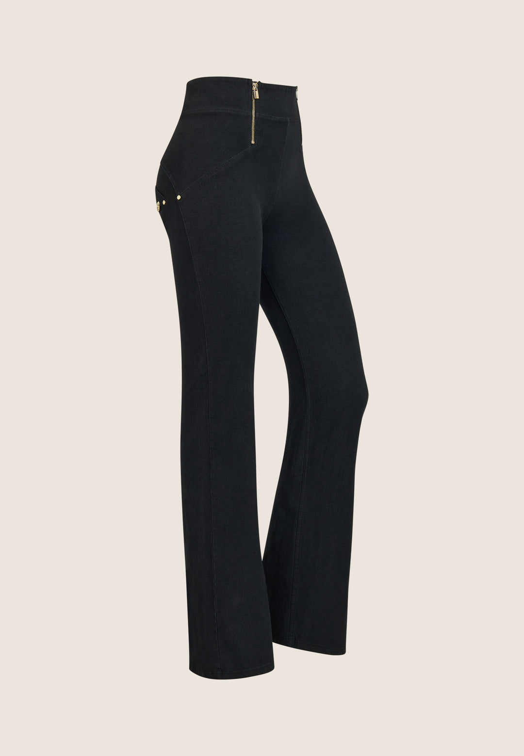 (WRUPSNUG11HF411-N) High Waist WR.UP® met Gouden Details in Woven Denim